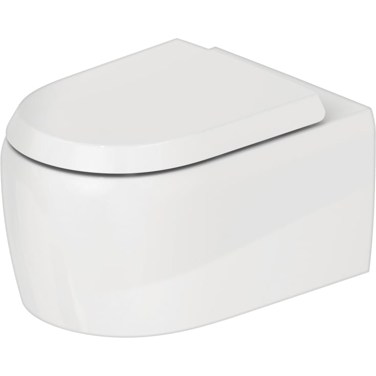 Duravit Qatego vägghängd toalett, utan spolkant, vit