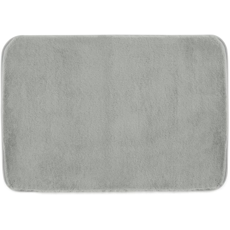 Hefe Fuzzy bademåtte, 40x60 cm, grå