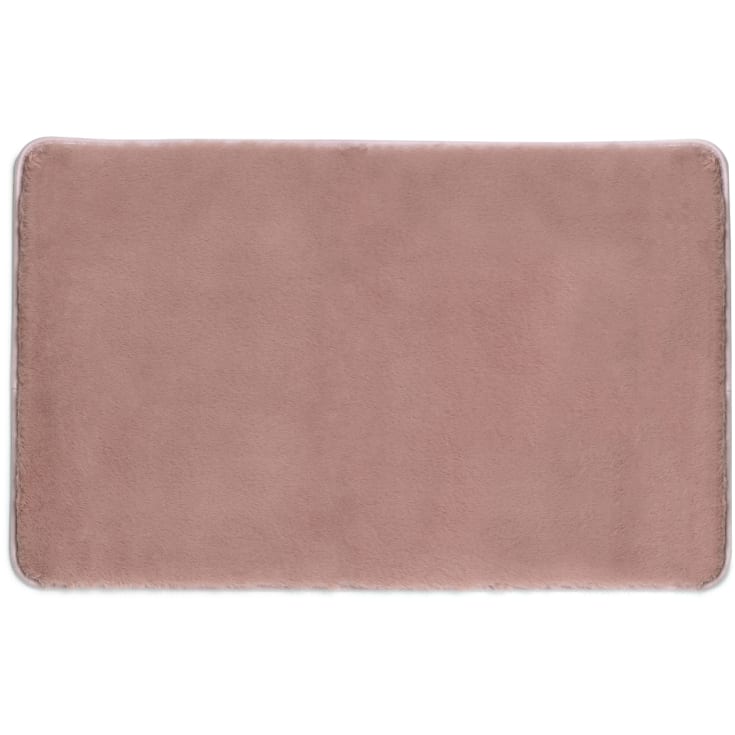 Hefe Fuzzy badrumsmatta, 50x80 cm, rosa