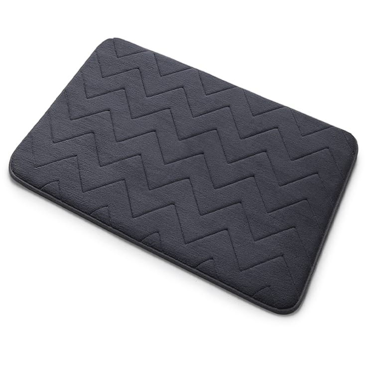 Hefe Mousse badrumsmatta, 40x60 cm, antracit