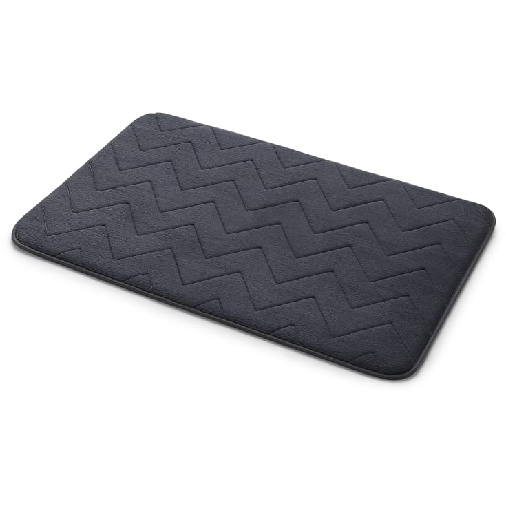 Hefe Mousse badrumsmatta, 50x80 cm, antracit