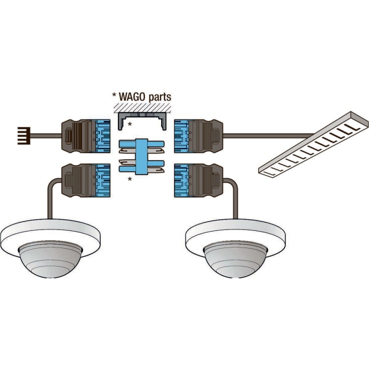 Niko närvarosensor med kabel, infälld, 360°, 37 meter
