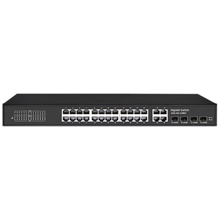 Switch 24-Port 10/100/1000 Uplink 4-Port Gigabit LA-SW-G0424-S