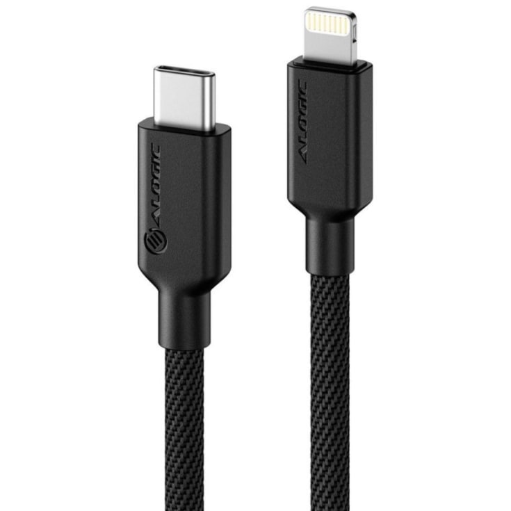 Alogic Elements PRO USB-C til Lightning-kabel 1M, sort