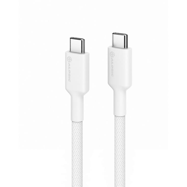 Alogic Elements PRO USB-C til USB-C-opladerkabel 5A 2M, hvid