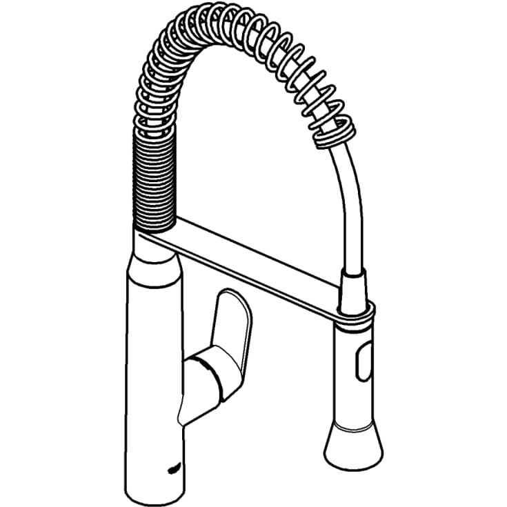 Grohe K7 kjøkkenarmatur, stål