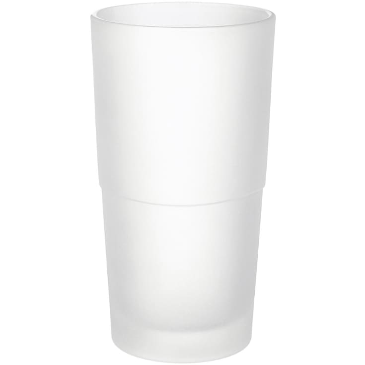 Smedbo Xtra beholder, matteret glass