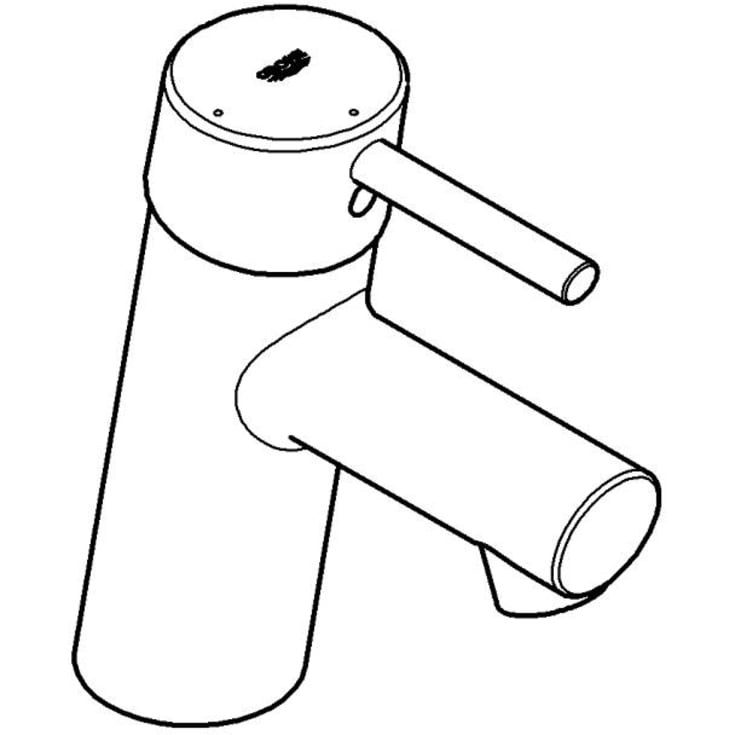 Grohe Concetto tvättställsblandare, krom