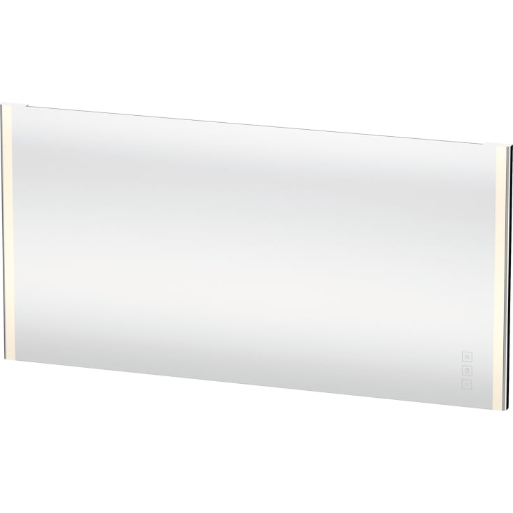 Duravit XSquare spejl med lys, dæmpbar, touch, 160x80 cm, krom