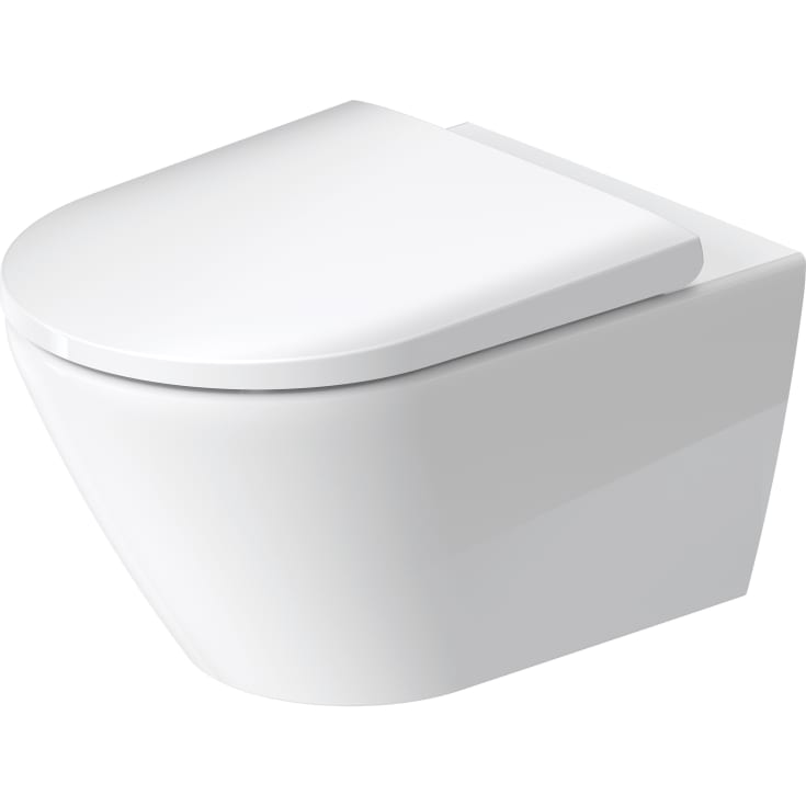 Duravit D-Neo Compact vegghengt toalett, hvit