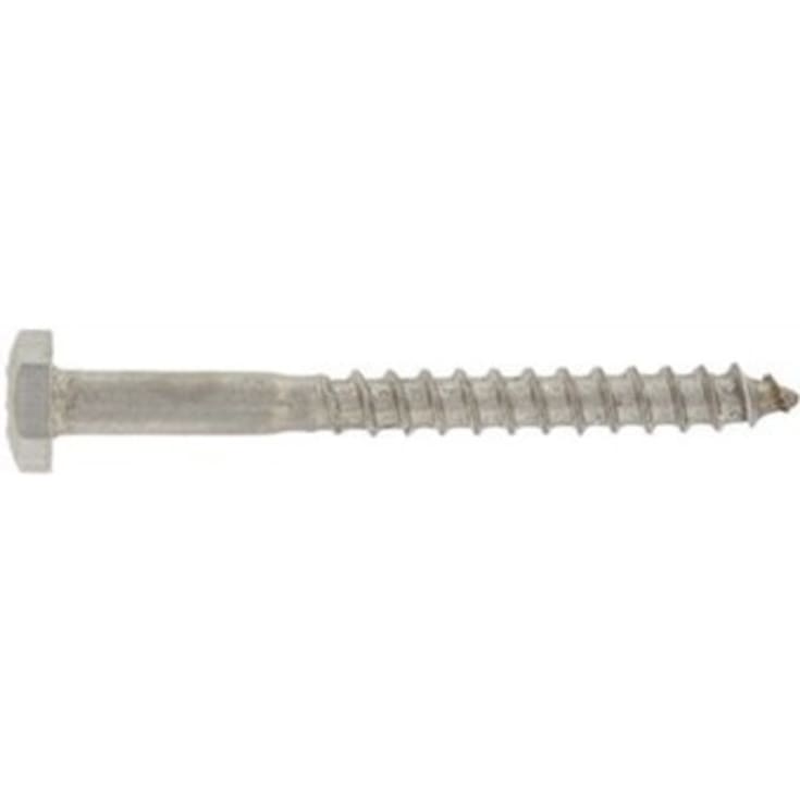 Fransk skrue 10,0 x 60/36 mm, A4, DIN 571, 6-kant
