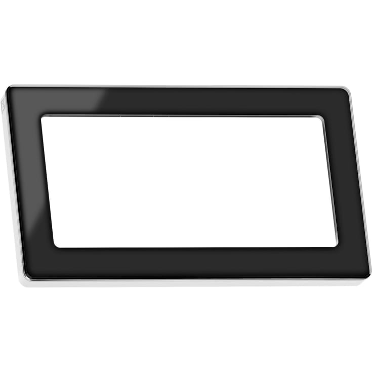 10 stk LK Fuga Pure designramme med 1x2 modul i sort og hvid