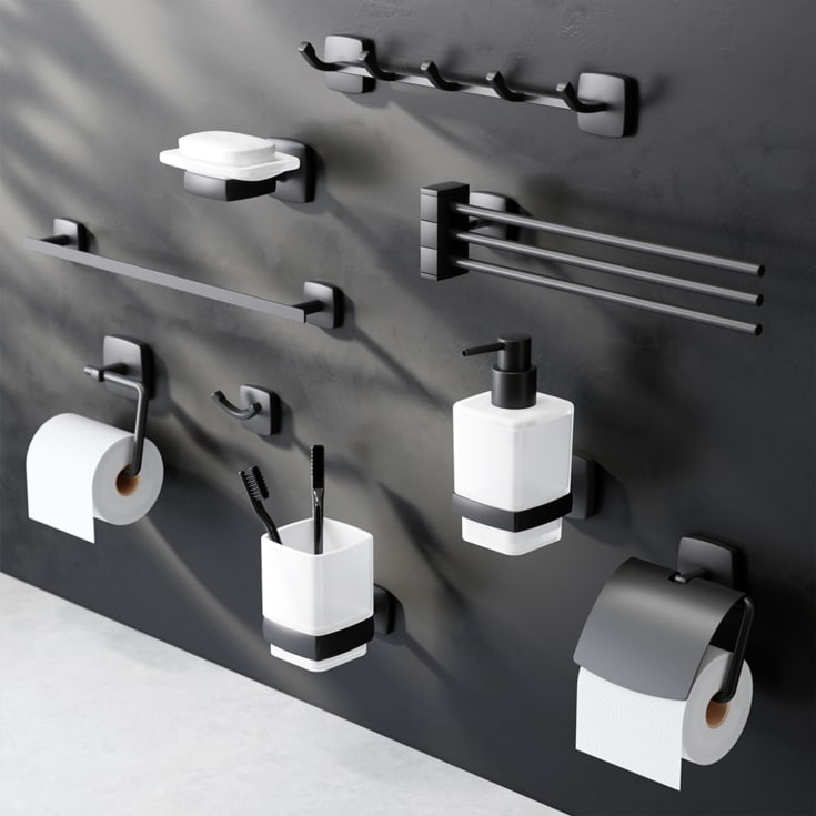 AM.PM Gem toiletrulleholder, sort