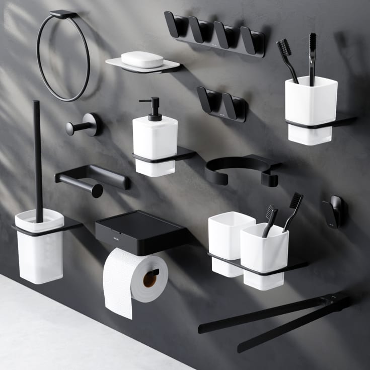 AM.PM Inspire håndkleholder, 43 cm, sort