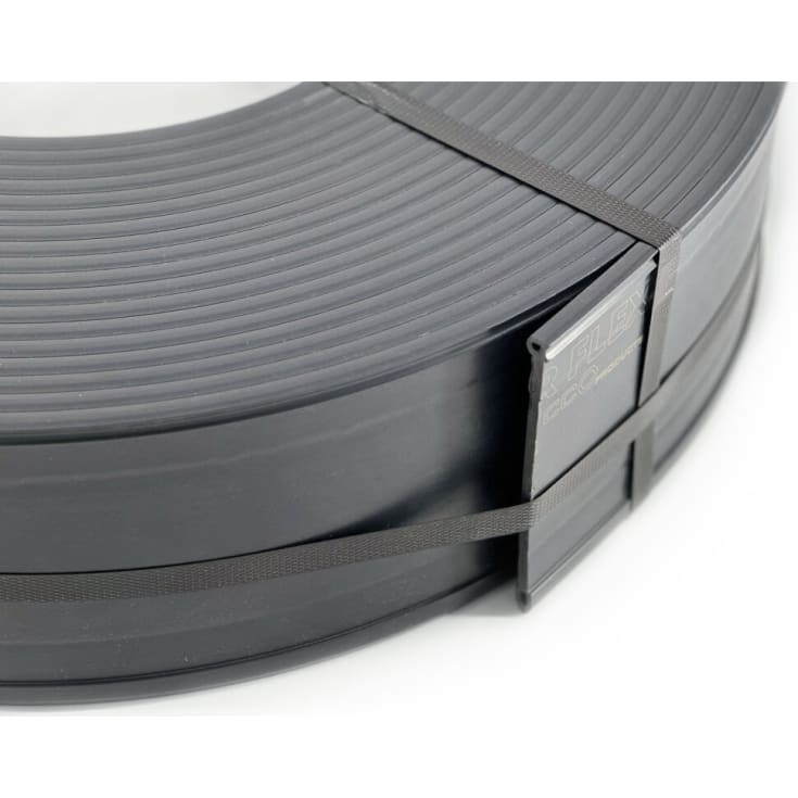 ECCOborder kantskinne 140 mm, 25 m rulle, sort genbrugsplast