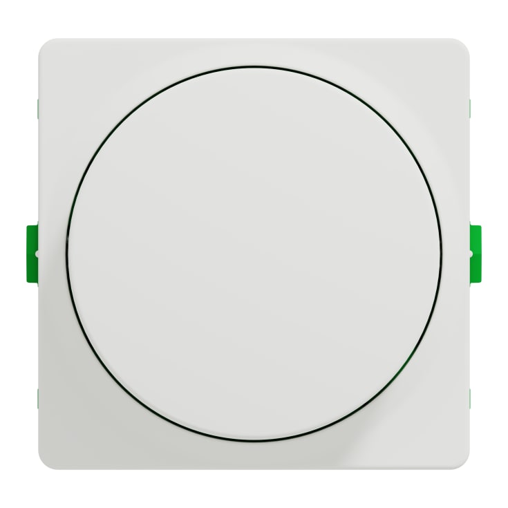 LK Fuga dreibar dimmer, 1 modul, hvit