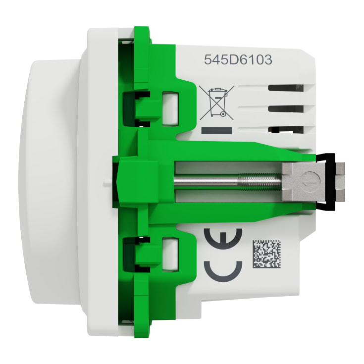 LK Fuga dreibar dimmer, 1 modul, hvit