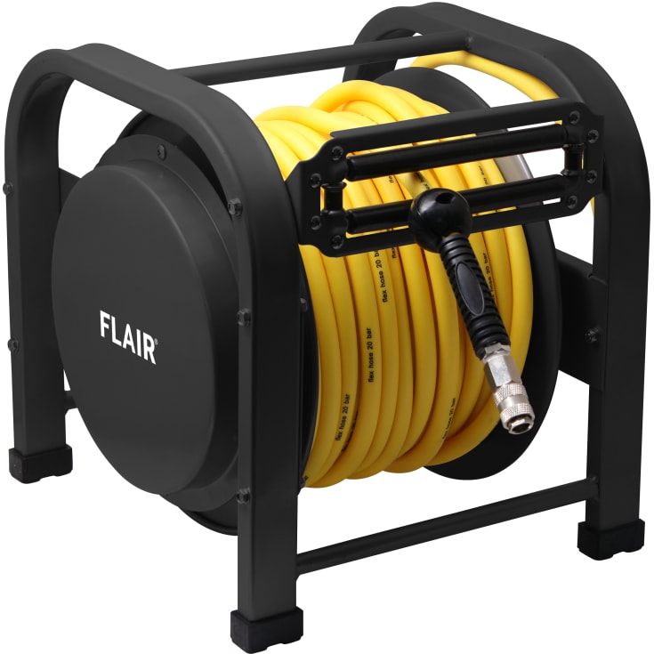 Flair slangeopruller med 30 m FLEX trykluftslange