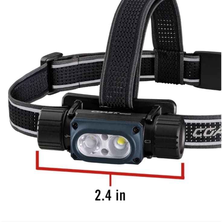 Coast WPH34R genopladelig pandelampe, 2000 lumen
