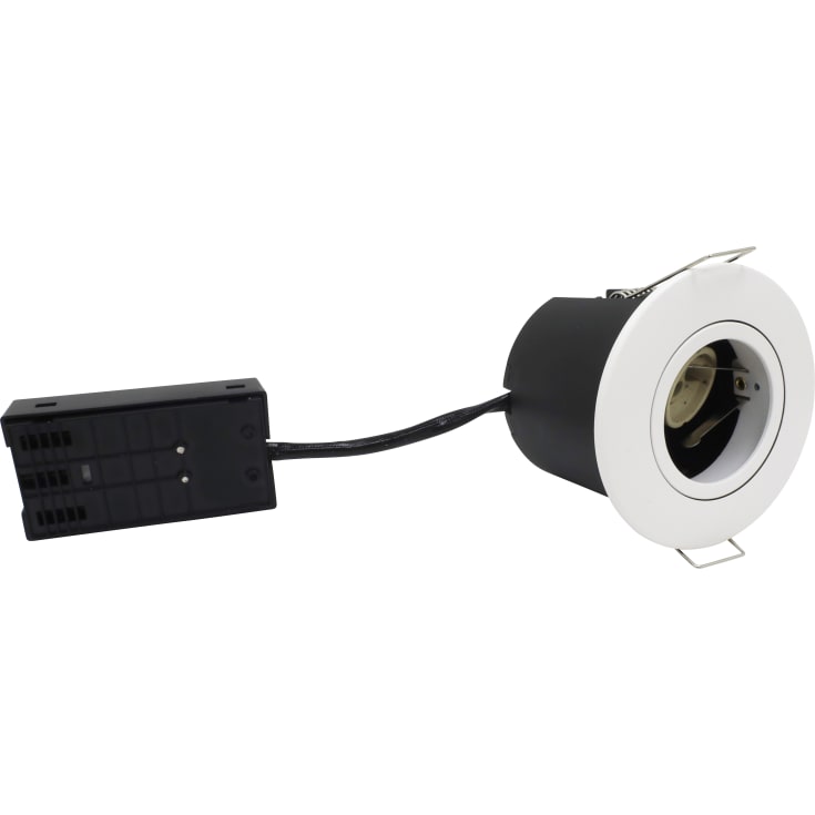 Nordtronic Fast InstallECO downlight, GU10, matt hvit, 10 stk