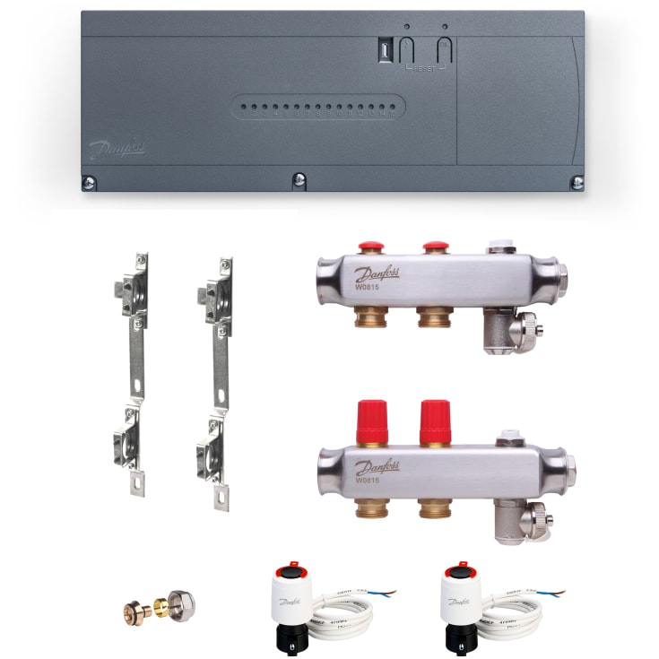 Danfoss Icon2 gulvvarmestyring, trådløs, 2 kredse