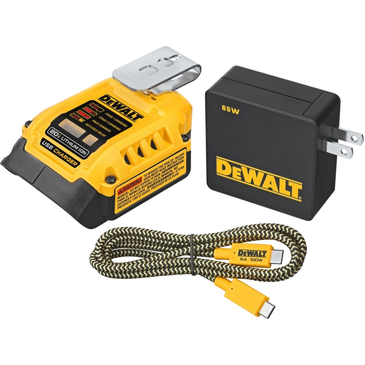 DEWALT 18 V XR USB-oplader DCB094K-QW