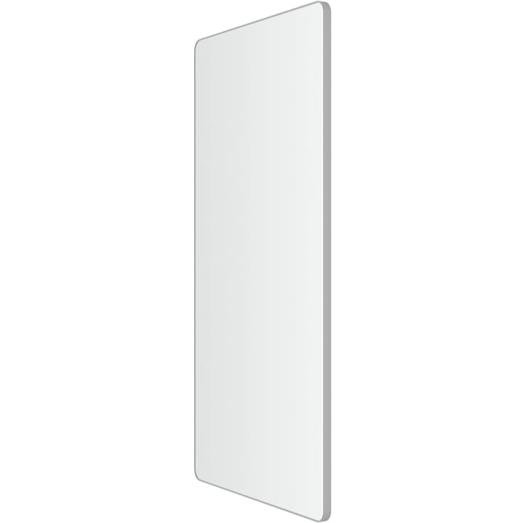 Loevschall Refine Square speil, 45x90 cm, børstet aluminium