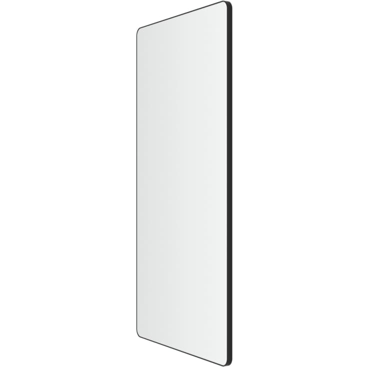 Loevschall Refine Square spejl, 45x90 cm, sort