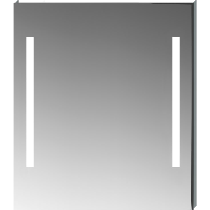 Jika Clear spegel med belysning, 100x81 cm