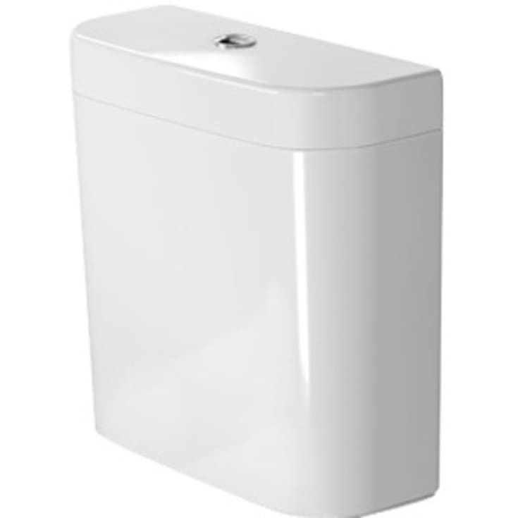 Duravit Happy D.2 sisterne, tilkobling fra siden, hvit