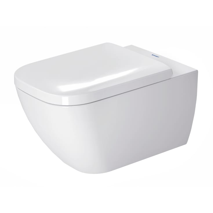 Duravit Happy D.2 vägghängd toalett, rengöringsvänlig, vit