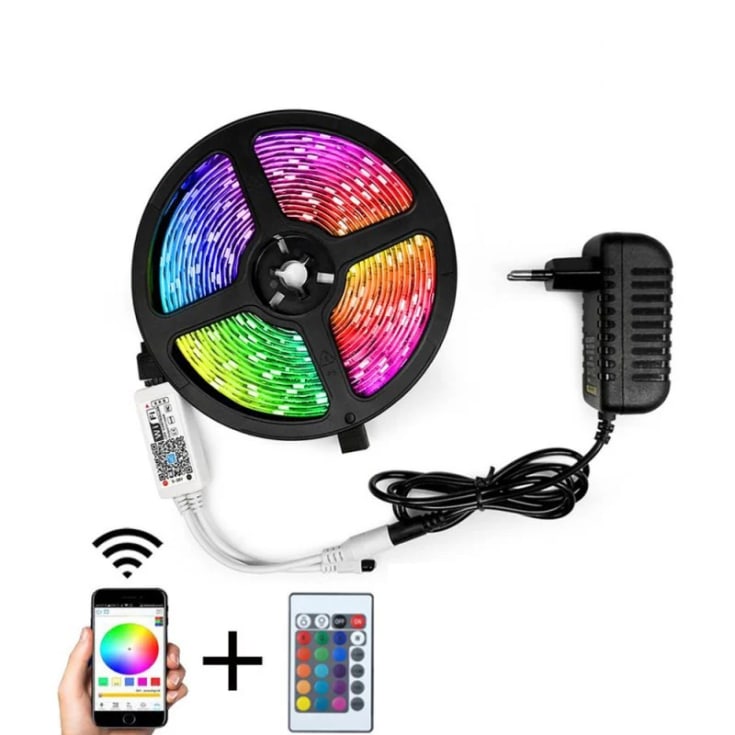 All-light LED bånd m/WiFi, udendørs, 5 M, RGB