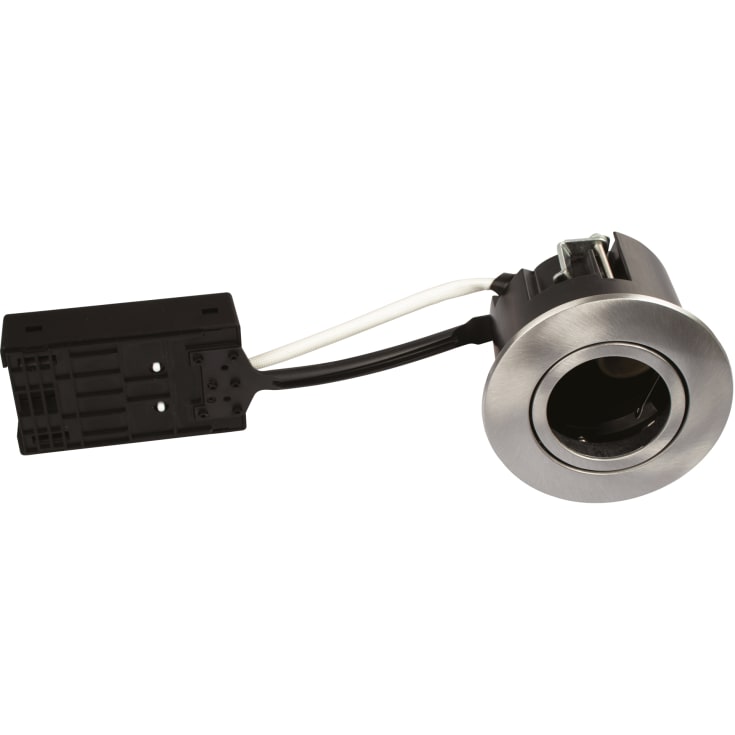 Scan Products Luna Quick Install downlight, GU10, 10 st, borstat aluminium