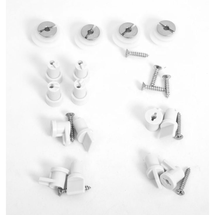 Contura Shower Next hjulsats för duschkabin, 4-pack