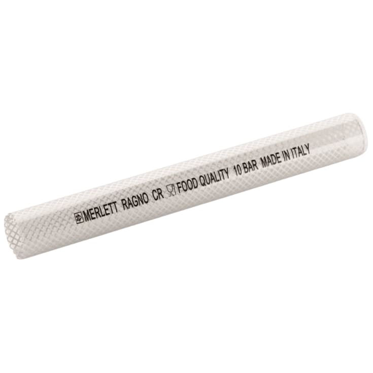50 meter 1" PVC-slange, armeret, klar
