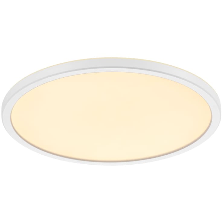 Nordlux Oja plafond, 3-trinns dimming, 2700K, hvit, Ø29 cm