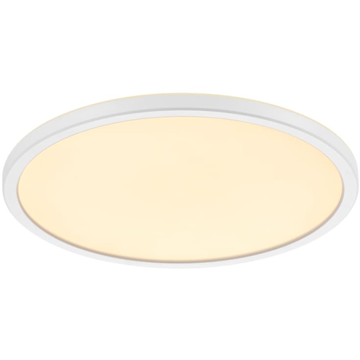 Nordlux Oja plafond, 3-trinns dimming, 2700K, hvid, Ø29 cm