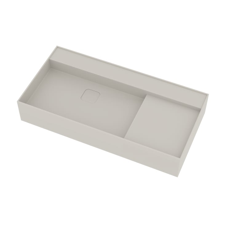 Ideavit SolidBliss-90 servant, 90x45 cm, matt hvit