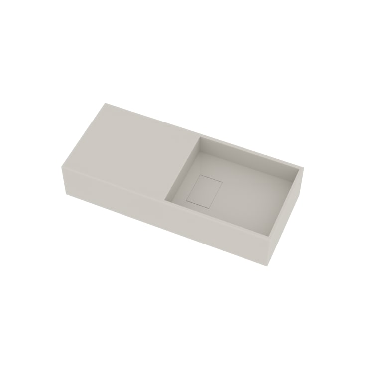 Ideavit SolidPlan-75 servant, 75x32,5 cm, matt hvit