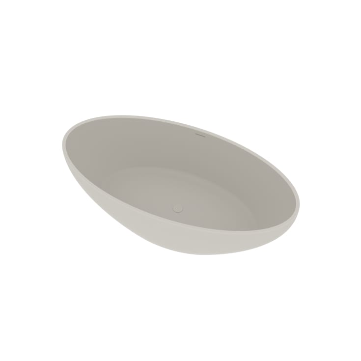 Ideavit SolidEllipse badkar, 180x88 cm, matt vit