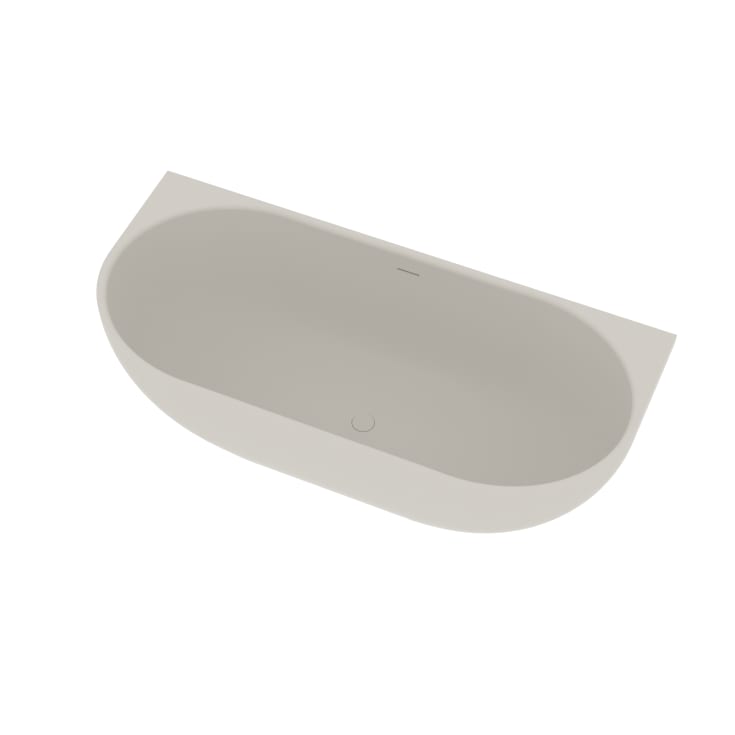 Ideavit SolidNova badekar, 180x80 cm, matt hvit