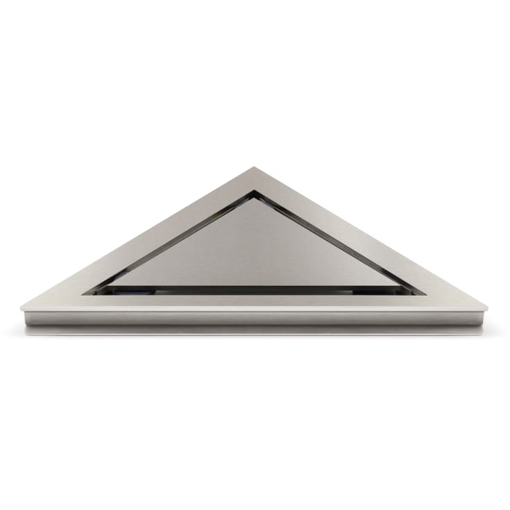 Unidrain Highline ram och panel, hörn, höjd 12 mm, rostfritt stål