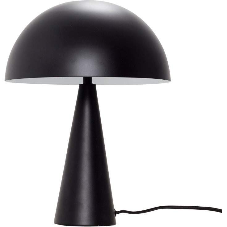 Hübsch Mush bordlampe, sort, 33 cm