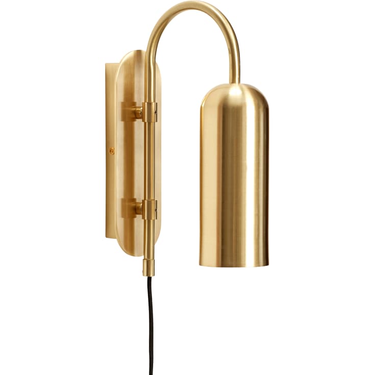 Hübsch Zenith vägglampa, mässing