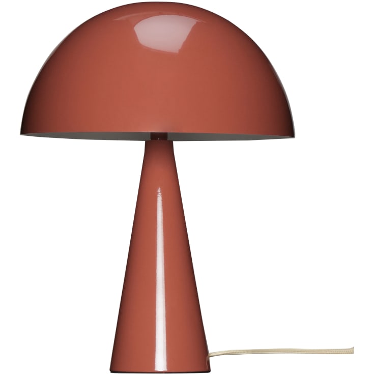 Hübsch Mush bordlampe, rød, 33 cm