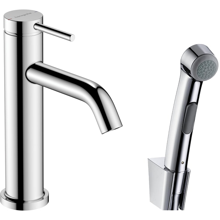 Hansgrohe Tecturis S vandhane med bidettebruser, krom