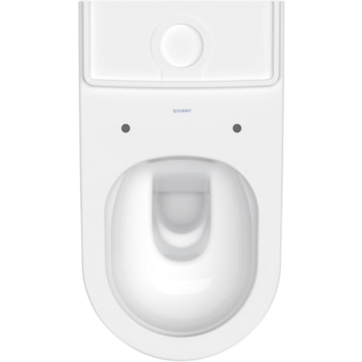 Duravit D-Neo toilet, kun underdel, back-to-wall, uden skyllekant, antibakteriel, hvid