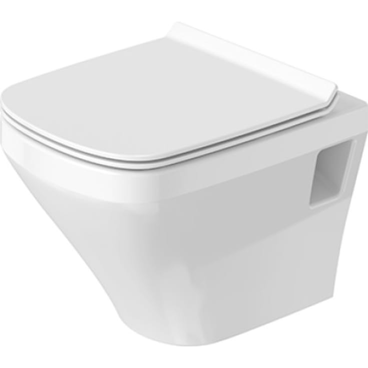 Duravit DuraStyle Compact væghængt toilet, uden skyllekant, hvid