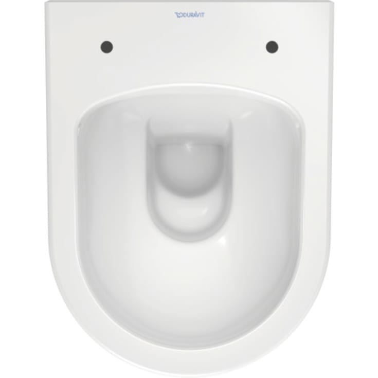 Duravit Me by Starck Compact væghængt toilet, uden skyllekant, antibakteriel, mat hvid