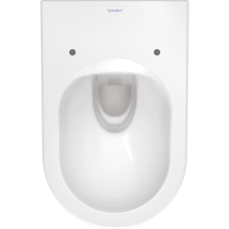 Duravit Me by Starck væghængt toilet, uden skyllekant, antibakteriel, mat hvid